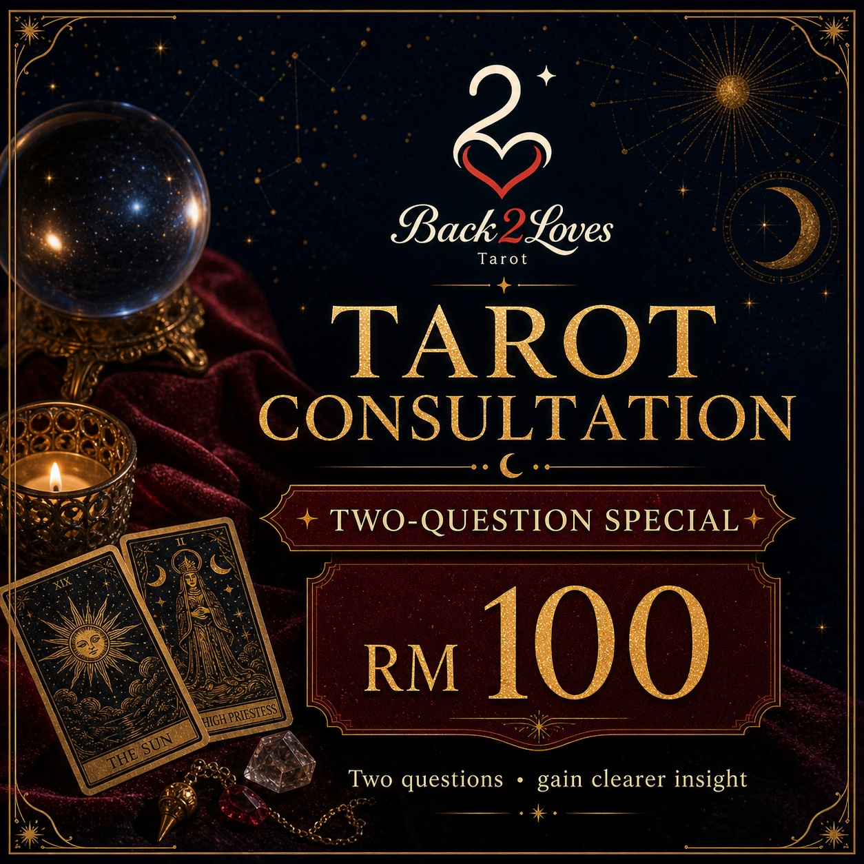 Tarot Consultation: Two-Question Special